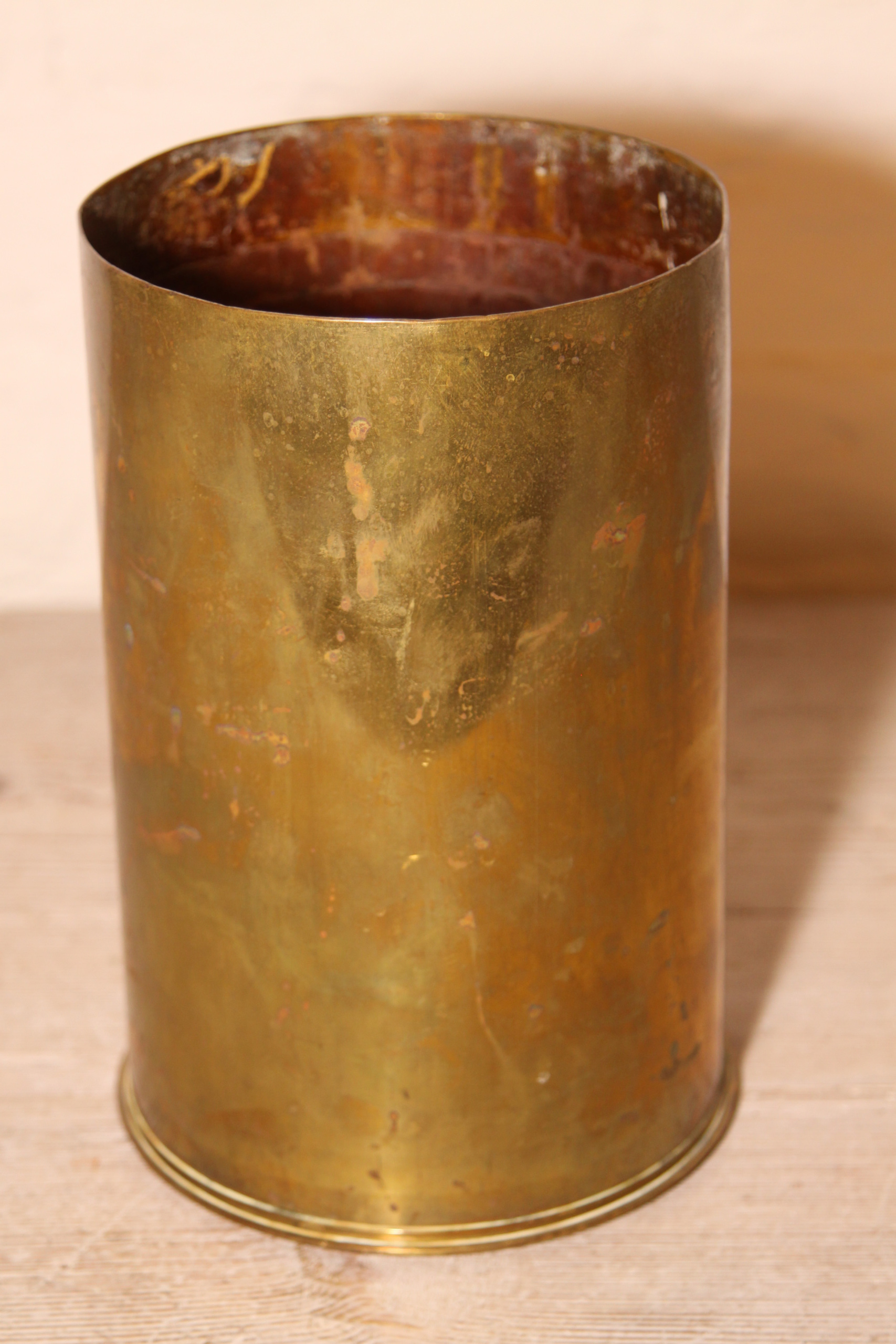 Large Old US Army Brass Shell Casings