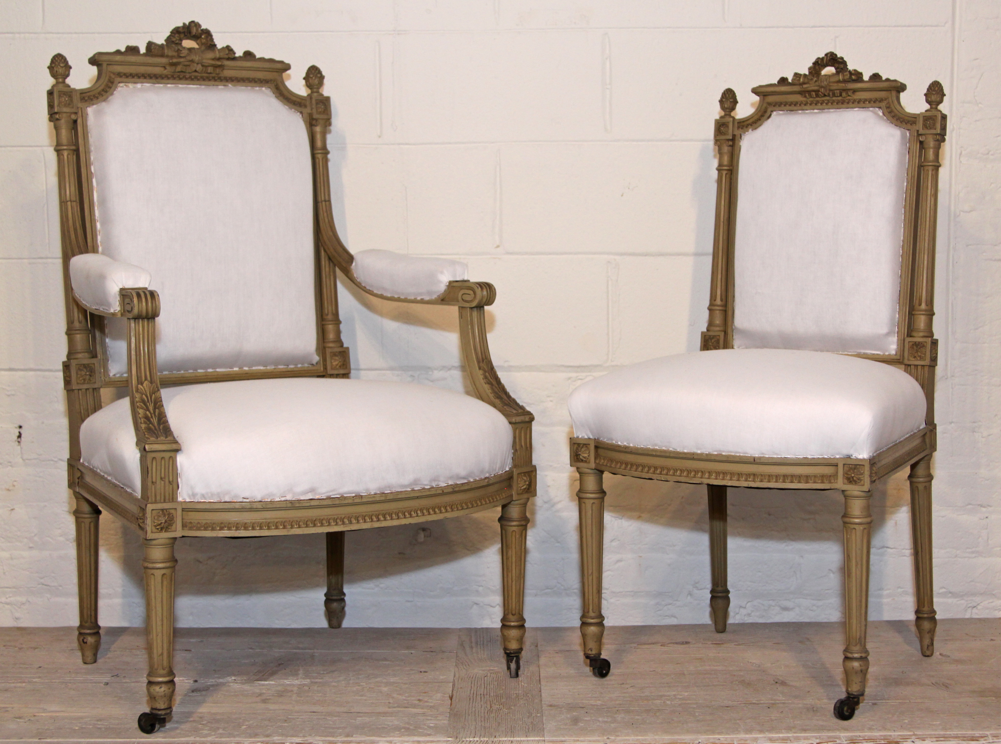 Vintage French Style Dining Room Chairs